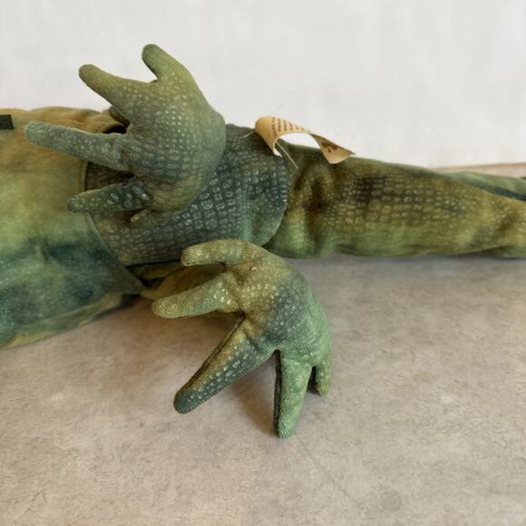 Folkmanis Green Iguana Lizard Puppet Plush 30" Realistic Stuffed Animal Toy Gift - Picture 7 of 16